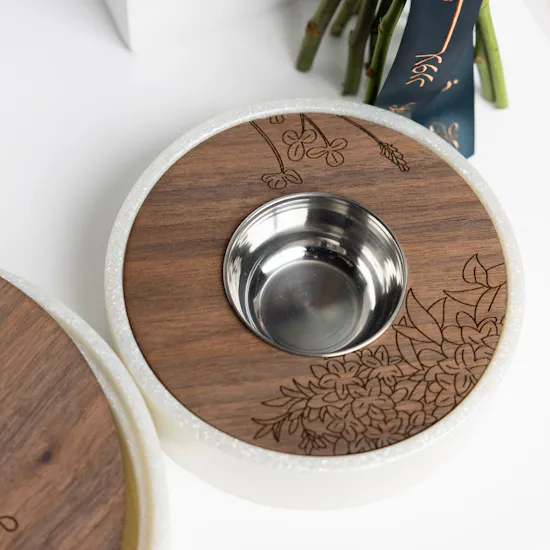 Almabakhir Bakhoor Burner Luxury Set | Roses