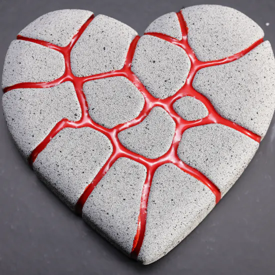 Dinara Kasko Kintsugi Heart Cake | I Love You Flowers Vase