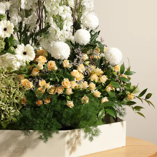 Soft Grace Flower Leather Tray