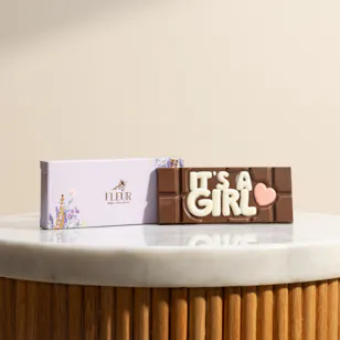 Fleur It’s A Girl Chocolate Bar | 40 gm