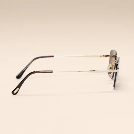 Tom Ford Jake Rectangular Gold Men's Sunglasses