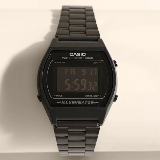 Casio Vintage Edgy Digital Black Men's Watch
