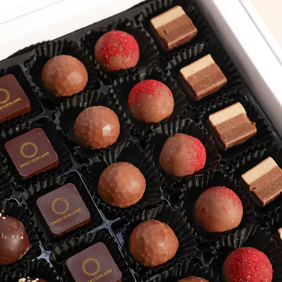 Sweetzerland Prestige Green Chocolate Box