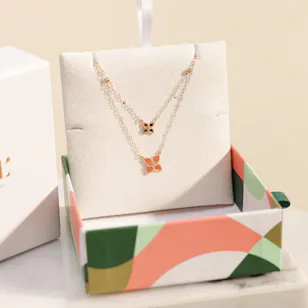 Miss L by L'azurde Flower Layered Necklace Miss L by L'azurde Flower Layered Necklace