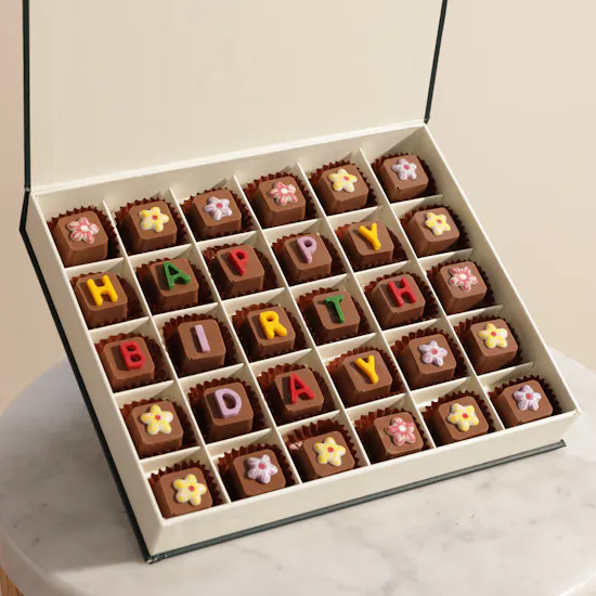 Floward Happy Birthday Medium Chocolate Box