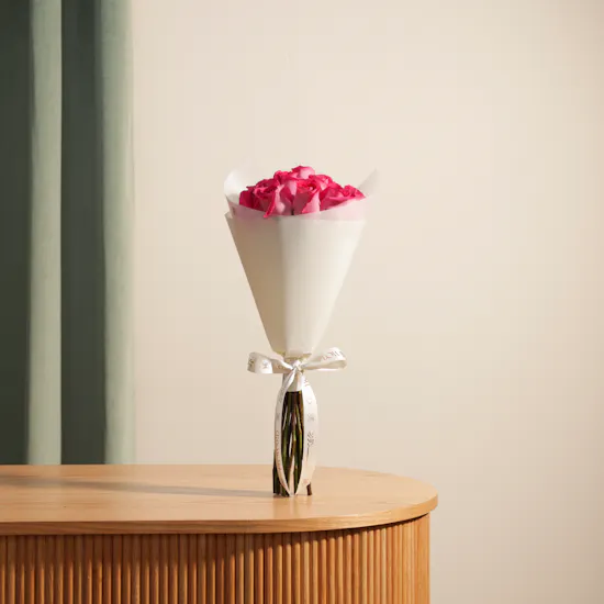 Alluring Roses Bouquet | 12 Flowers