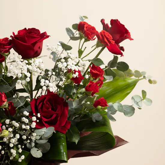 Amber Blossom Touch Vase