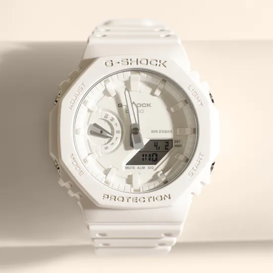 Casio G-Shock Analog Digital White Resin Men's Watch