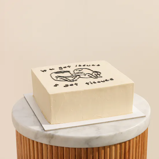 Floward If You Got Issues I Got Tissues Cake