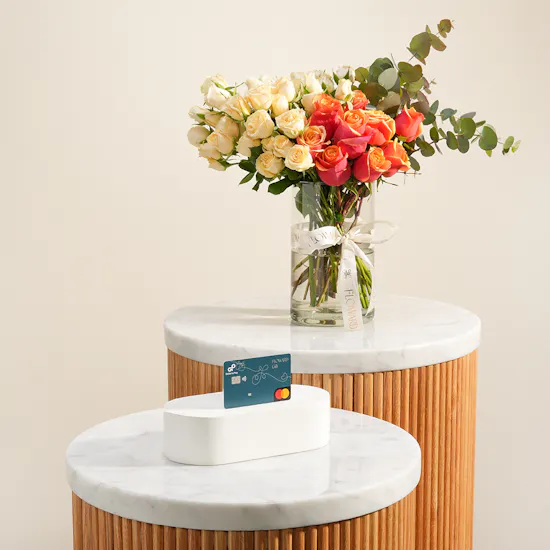 Floward Card | Glam Flower Vase