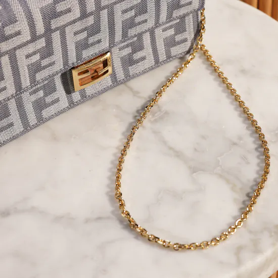 Fendi Baguette On Chain Women's Wallet