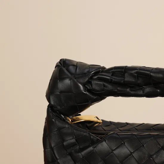 Bottega Veneta Black Mini Jodie Leather Women’s Bag