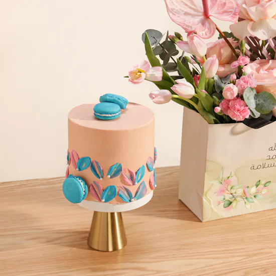 Floward Get Well Soon Cake | Rose Bouquet