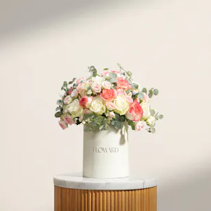 Blushing Petals Roses Box