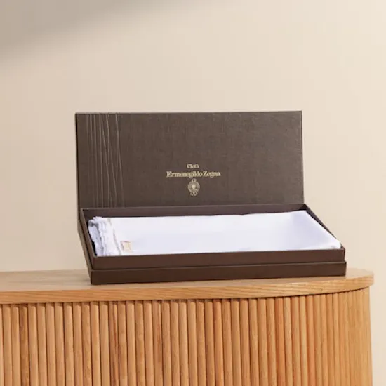 Alshal Zegna White Fabric