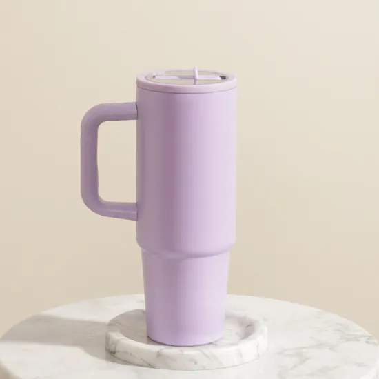 Glossy Touch Purple Water Bottle