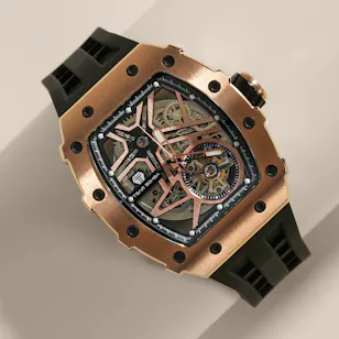 Tsar Bomba Elemental Automatic Rose Gold Black Men's Watch Tsar Bomba Elemental Automatic Rose Gold Black Men's Watch