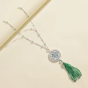 Damas Lace Diamond Women's Necklace