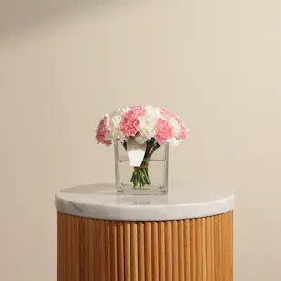 Celestial Carnation Flowers Vase Celestial Carnation Flowers Vase