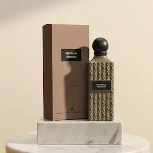 Ibraheem Alqurashi Grey Pearl Diamond Perfume | 200 ml