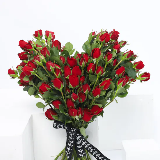 Red Heart Bouquet
