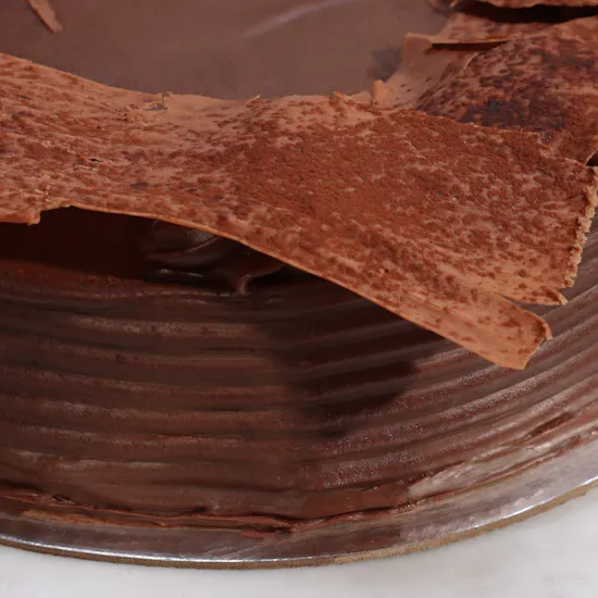 Floward Black Forest Cake | White Flowers
