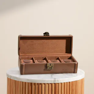 Heisse & Söhne Designhütte Camel Brown Watch Box