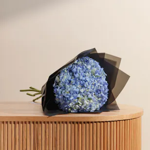 Stunning Blue Hydrangea Bouquet