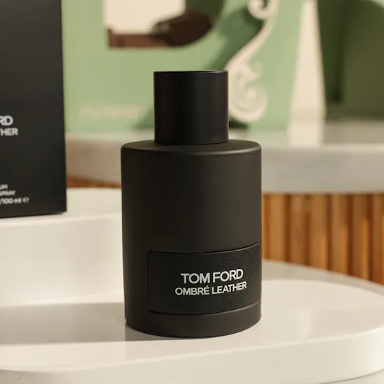 Tom Ford Ombre Leather EDP | Dad Chocolate and Flowers Stand