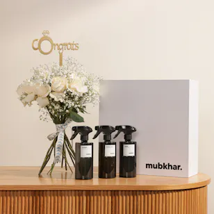 Mubkhar Wedding Set | White Blooms