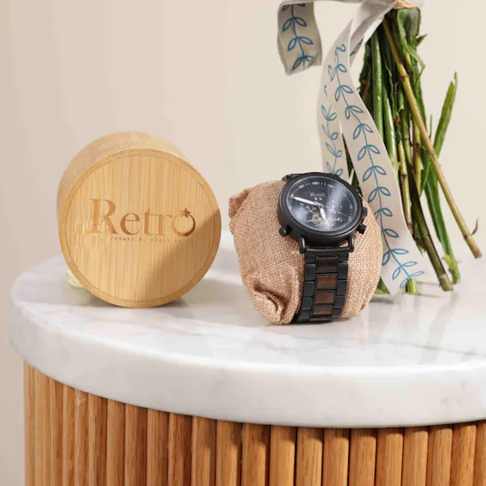 Retro Watch | Blue Bouquet