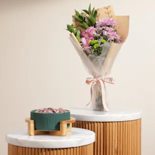 Floward Chocolates Bowl | Blooms Bouquet