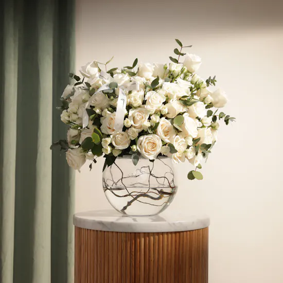 Calm Radiance Flower Vase