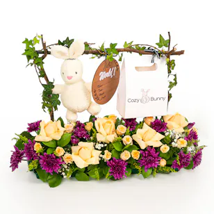 Cozy Bunny Beige Collection | Flowers Cozy Bunny Beige Collection | Flowers