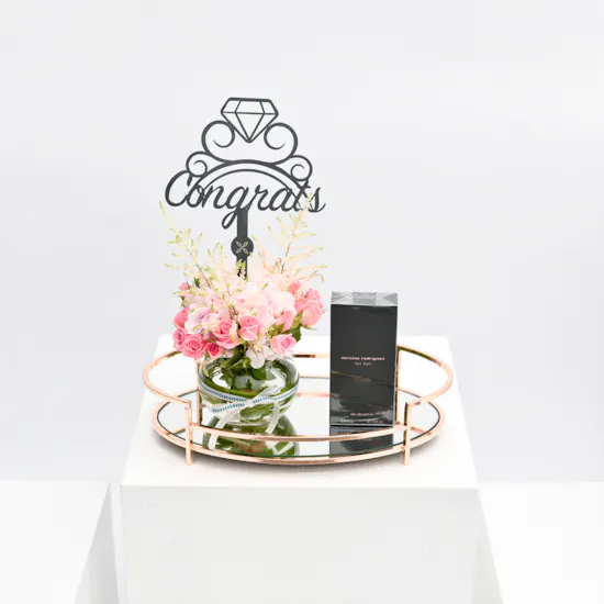 Narciso Rodriguez For Her with Wedding Blooms Vase