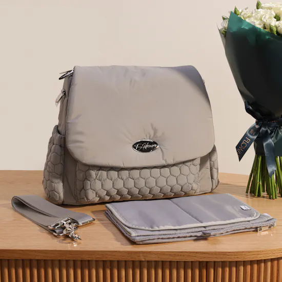 Tiny Humans Diaper Bag | Flowers Bouquet