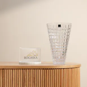 Rogaska Wide Opening Atrium Vase