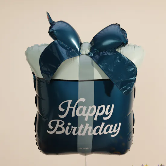Hanoverian Happy Birthday Caramel Chocolate Box | Happy Flowers and Balloon