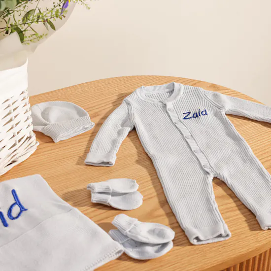 Belovedone Charming Personalized Baby Boy Gift Set