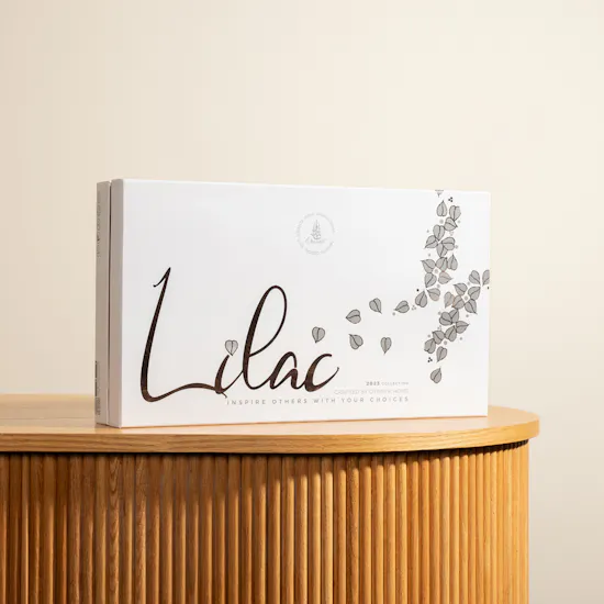 Otantik Lilac Tea and Arabic Coffee Ivory Set