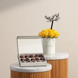 Floward Essence of Joy Chocolate Box | Wellness Flower Box