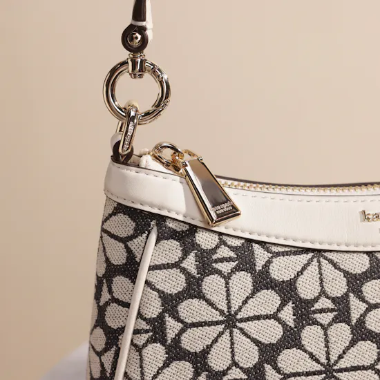 Kate Spade Flower Jacquard Convertible Shoulder Bag
