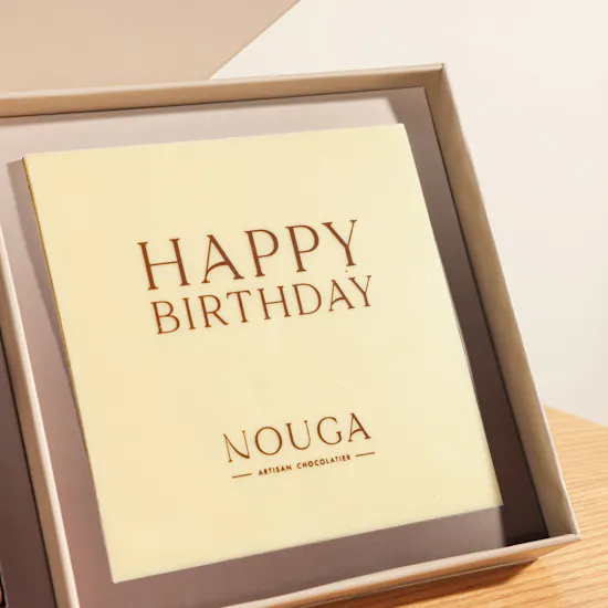 Nouga Happy Birthday Bonbon Chocolate Box