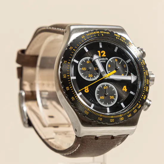 Swatch Canyon Chaser Brown Unisex Watch
