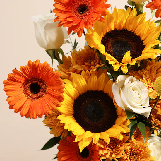 Sunshine Medley Flower Vase