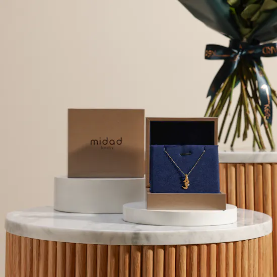 Midad Women's Necklace | Romantic Touch Flowers