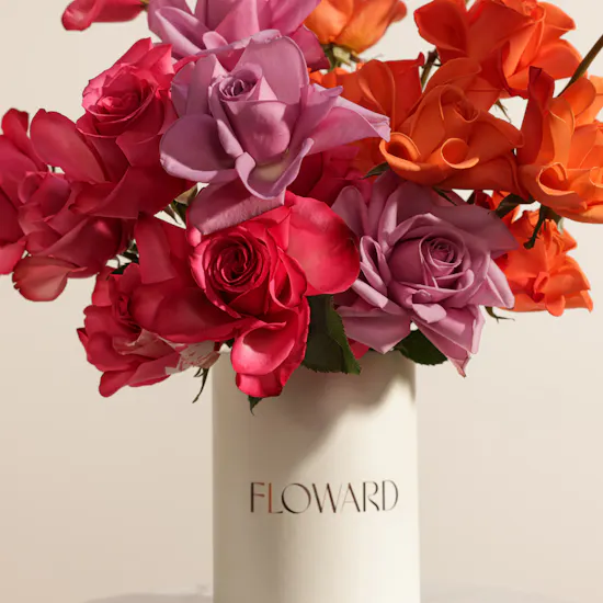 Vibrant Elegance Roses Box