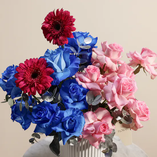 Majestic Harmony Flowers Vase