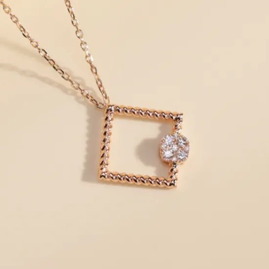 Lustro Stellarosa Diamond Necklace