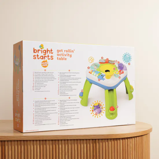 Bright Starts Having a Ball Get Rollin' Activity Table
